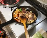 チーズとシチューの肉囲い作り方3写真