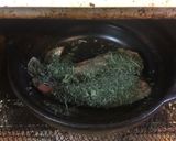 桑の葉まぶしサケご飯作り方1写真