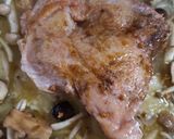鶏もも肉ときのこのパエリア〜レモン添え作り方6写真