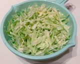 キャベツとくずし豆腐のナムル風サラダ作り方2写真