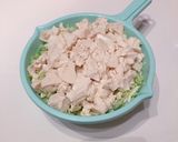 キャベツとくずし豆腐のナムル風サラダ作り方3写真