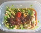 電子レンジで✿ピリ辛肉味噌焼きそば作り方6写真