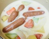 野菜メイン☆いつのまにかクリームシチュー作り方3写真