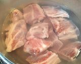 圧力鍋で豚軟骨の煮込み作り方1写真