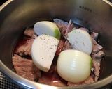 圧力鍋で豚軟骨の煮込み作り方4写真