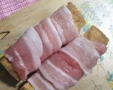厚揚げの豚バラ巻き作り方4写真