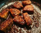 焦がし✨漬け胡麻味噌びんちょうまぐろ焼き作り方5写真