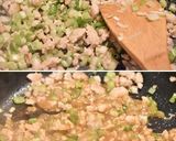 肉ねぎ味噌ときのこの炊き込みご飯作り方2写真