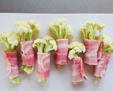 お弁当にも☆カリフローレのベーコン巻き。作り方3写真