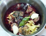 鶏レバーの赤ワイン煮～バルサミコ風味～作り方2写真