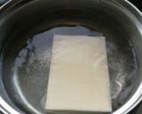 ビーガン☆柚子の豆腐チーズケーキ#冬至作り方1写真