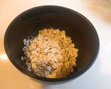 健康朝ごはん★簡単オートミール中華粥作り方3写真