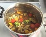 野菜たっぷりカレーパスタ!(^^)!作り方3写真