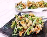 クレソンのふわふわかき玉スープ作り方5写真