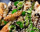 茄子と竹輪とピーマンの胡麻味噌炒め作り方8写真