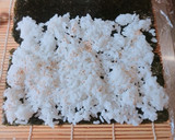 簡単！具だくさんのキンパ風 海苔巻き作り方4写真