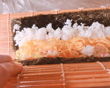 簡単！具だくさんのキンパ風 海苔巻き作り方6写真