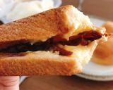 食べてビックリ 昆布の佃煮ホットサンド作り方8写真