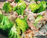 簡単☆ブロッコリーと豚バラのネギ塩からめ作り方6写真