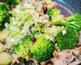 簡単☆ブロッコリーと豚バラのネギ塩からめ作り方7写真