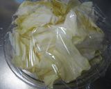 キャベツのにんにくバター炒め作り方1写真