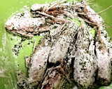 捨てずに節約【エビ頭唐揚げのサラダ仕立】作り方4写真