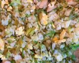簡単パラパラ鶏肉と高菜の炒飯作り方7写真