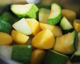 コールラビとズッキーニの塩昆布煮作り方4写真