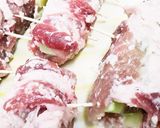 お年寄り絶讚シリーズ‼️豚肉ローズ巻き❗作り方4写真