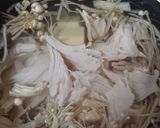 乾燥えのきで旨味抜群！すまし汁風スープ作り方1写真