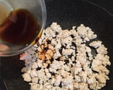 簡単◎お一人様用の鶏肉のそぼろ丼作り方2写真