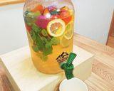 飲むハーバリウム～ミント塩レモン水～作り方3写真