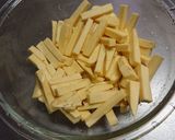 さつまいもと豚肉の炒め物作り方1写真