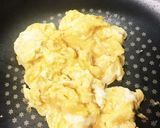 ふんわりたまごとひき肉のそぼろ丼作り方3写真