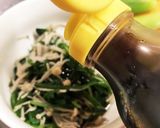 春菊とえのきのポン酢和え作り方4写真