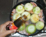 丸ごと玉ねぎスープ煮♪簡単ベーコンと作り方8写真