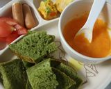 ほうれん草食パン☆ホームベーカリー作り方5写真