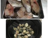 材料入れて煮込むだけ！簡単アクアパッツァ作り方1写真