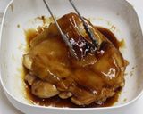 照り焼きチキンの厚焼きホットサンド作り方4写真