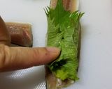 さんまの大葉チーズ巻き作り方3写真