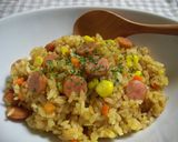 カレールウｄｅカレー炒飯★目玉焼のせ作り方5写真