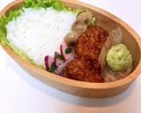 うずらの卵でお花弁当 簡単デコ 詰め方作り方3写真