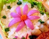 うずらの卵でお花弁当 簡単デコ 詰め方作り方5写真
