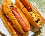 おかか昆布でホットドック作り方4写真
