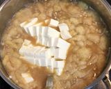 小松菜と豆腐の押し麦入り豚骨スープ作り方5写真