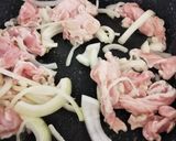 とろ～り卵とチーズの豚たまチーズカレー丼作り方2写真