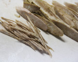 めちゃ旨！豚肉ときのことごぼうの中華炒め作り方1写真