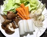 チゲ鍋にんにく入り作り方1写真