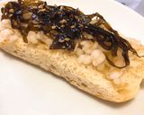健康朝食！もち麦ごま昆布トースト作り方1写真