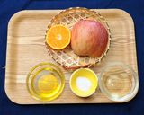 みかんとりんごのドレッシング作り方1写真
